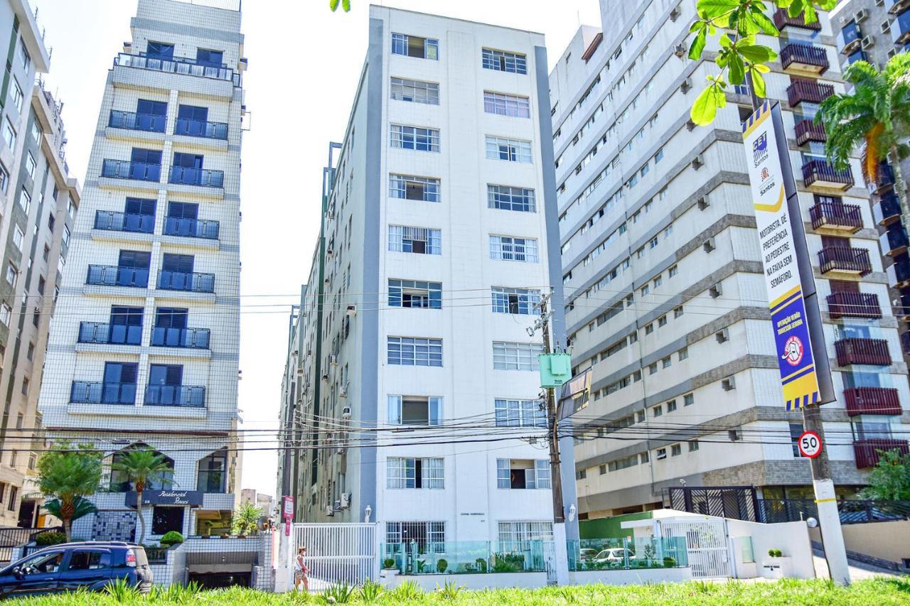 Charmoso Apto A Beira-Mar Com Wi-Fi Em Santos Sp 아파트 외부 사진
